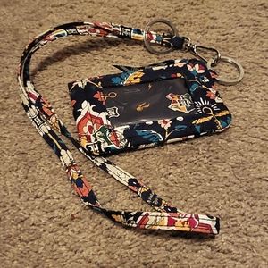 Vera Bradley Zip ID and Lanyard